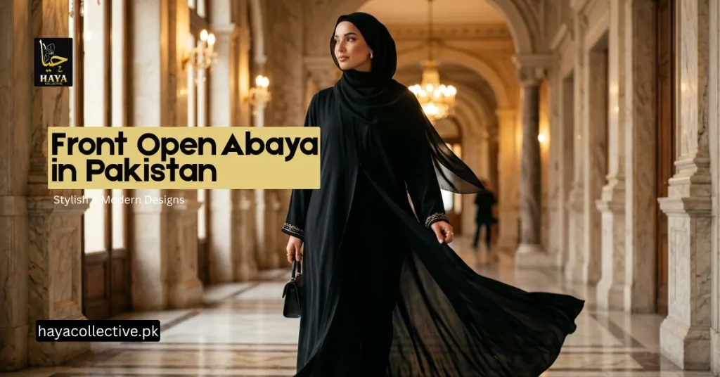 Front Open Abaya in Pakistan