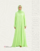 Green Grip Abaya Front View